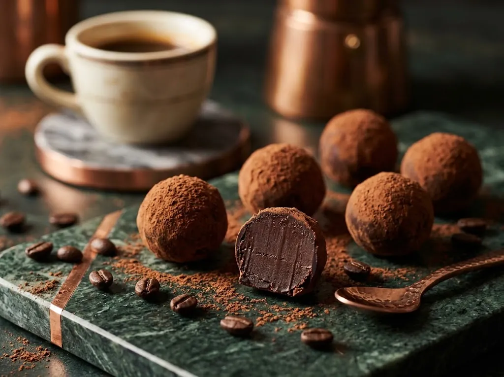 Dark Chocolate & Coffee Truffle