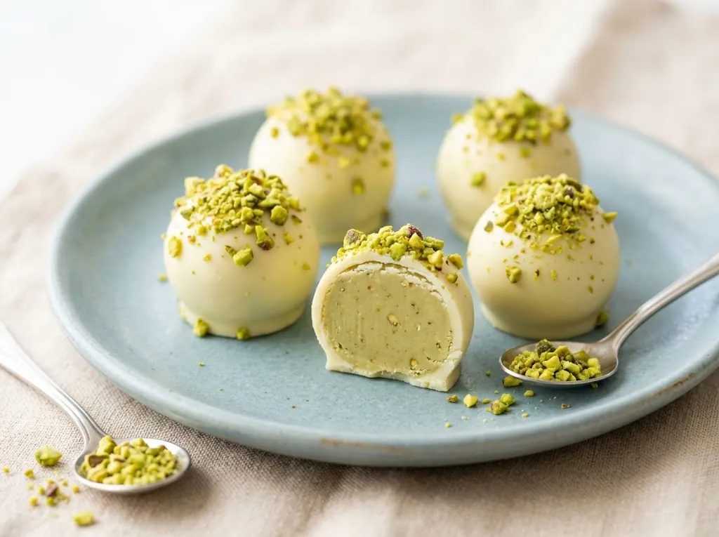 White Chocolate & Pistachio Bonbon