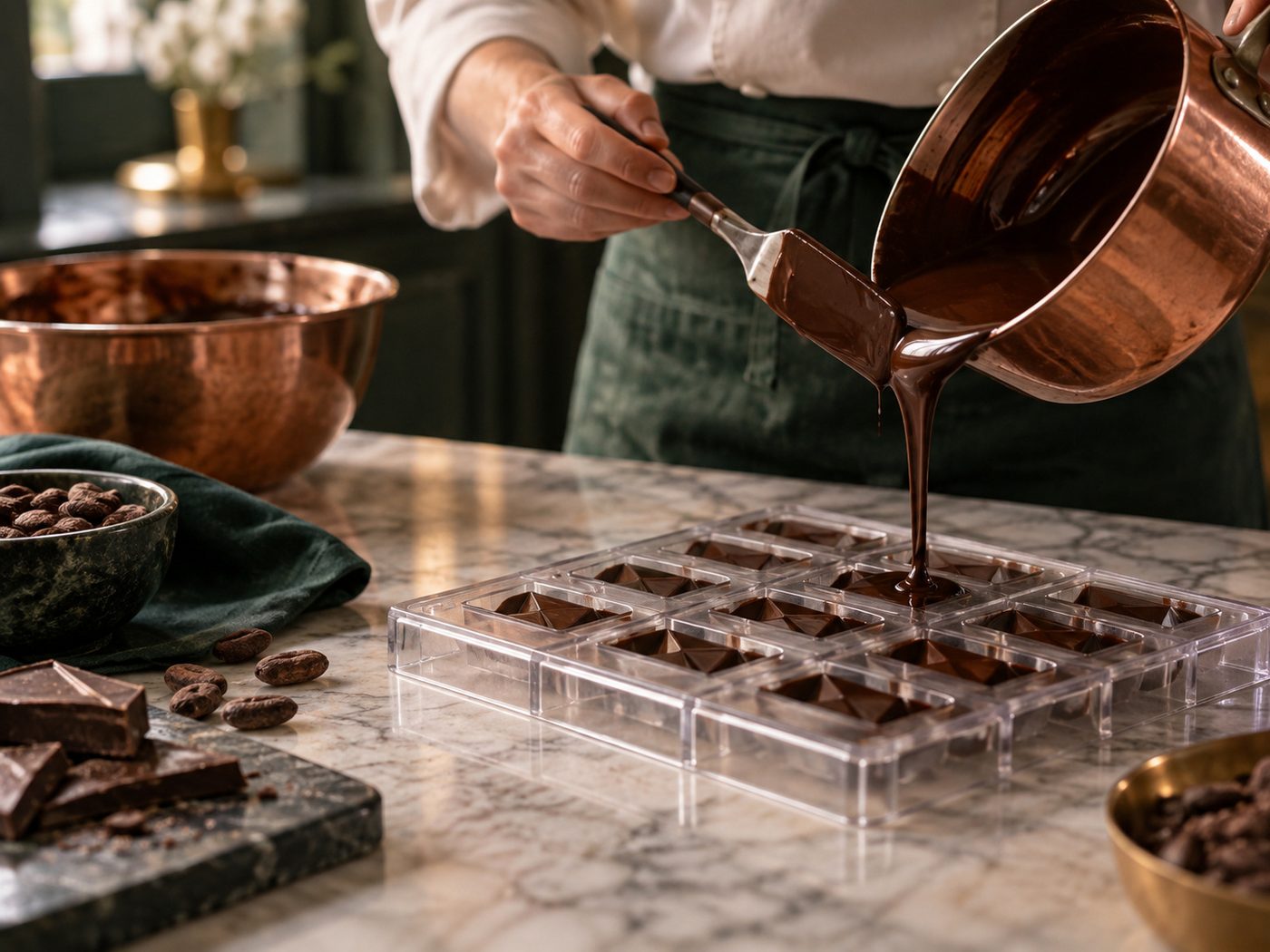 The Coco Amour bespoke chocolate workshop